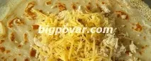 Млинці з куркою та сиром рецепт з фото, покрокове приготування рецепт