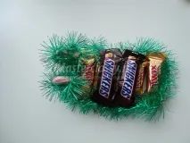 Солодкі сани з цукерок сани