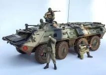 БТР-80 - стендові моделі, військова мініатюра бтр-80