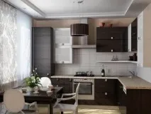 Фото дизайну маленьких кухонь маленьких