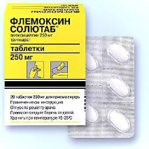 Флемоксин 250 інструкція, опис, відгуки опис