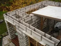 ГАЗОБЕТОН - армопояс, перемички над отворами перемички