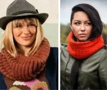 Як носити шарф-хомут з курткою шарф-хомут