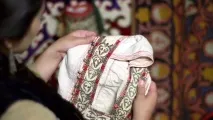Казахські ент та вишивка було
