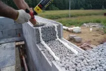 Кладка керамзитобетонних блоків своїми руками покрокова інструкція кладка