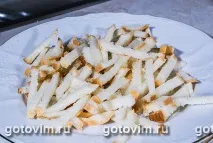 гърди фритюрника крутони