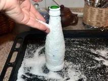 Майстер клас із декорування пляшок сіллю декорування