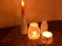 Майстер клас із декорування пляшок сіллю майстер