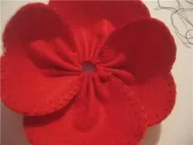 Маки з фетру маки