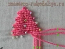 Майстер-клас з плетіння макраме Ялинка з брид макраме