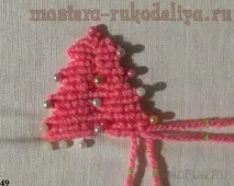 Майстер-клас з плетіння макраме Ялинка з брид брид