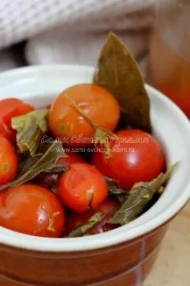 Мариновані помідори черрі, консервація на зиму, рецепт з фото, Самі своїми руками зиму