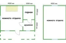 Мийне відділення у дерев’яній бані (відео) відділення