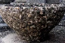 Морська галька в оформленні саду, своїми руками (Садиба) оформленні