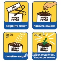 Набір для вирощування М’ята перцева, Happy Plant, ціна 162 руб plant