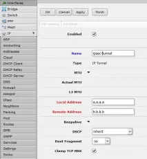 Налаштування Ipsec між двома Mikrotik ipsec
