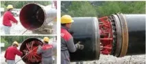 Зовнішні та внутрішні центратори для зварювання труб зовнішні