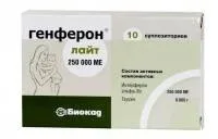 време genferon