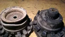 Своїми руками Ставимо задні стійки від японця на європейця nissan primera P11 - Ходова частина - задні