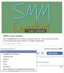 Таргетування постів на Facebook за інтересами чи є сенс йоговикористовувати, SMM-консультант сенс
