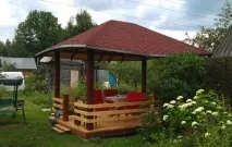 Оригінальна та проста альтанка для дачі, Вироби своїми руками для авто, дачі та будинку альтанка