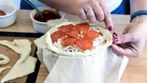 Піца-торт - рецепт незвичайної піци - Мода на їжу - Смачні кулінарні рецепти незвичайної