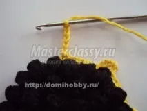 Прихватка соняшника в’язана гачком язана