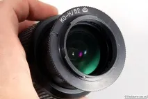 Реверсивний макро адаптер для об’єктивів Nikon G, Радожива єктивів