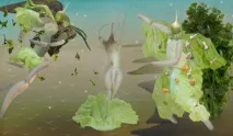 Скульптури з овочів скульптури