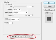 Stroke – діалогове вікно Photoshop Layer Styles, Labdes layer