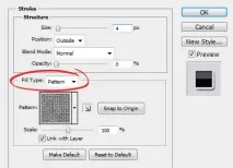 Stroke – діалогове вікно Photoshop Layer Styles, Labdes layer