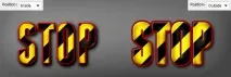 Stroke – діалогове вікно Photoshop Layer Styles, Labdes stroke
