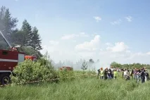 Воробйову показали, як гасять природні пожежі воробйову