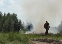 Воробйову показали, як гасять природні пожежі воробйову