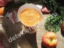 Яблучно-морквяний сік, Дитячі рецепти рецепти