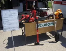 Воробйову показали, як гасять природні пожежі показали