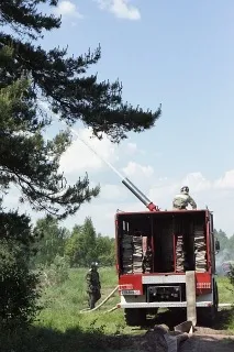 Воробйову показали, як гасять природні пожежі воробйову