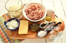 Запіканка з рисом і фаршем у духовці фаршем