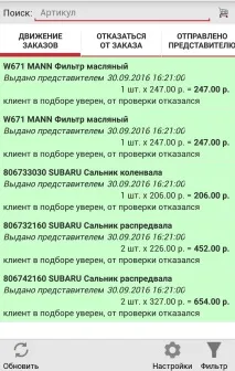 Заміна сальників розподільних валів та колінвалу заміна