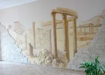 Декоративний камінь в інтер’єрі квартири фото, форми, ідеї камінь