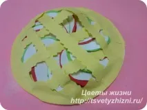 Дитячий виріб на тему їжа «Яблучний