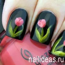 Манікюр з ананасами. манікюр