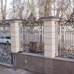 Варіанти оформлення кованих огорож огорож