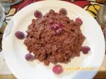 Геркулесова каша на молоці. геркулесова