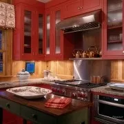 Інтер’єр та дизайн кухні в червоному кольорі сучасні та практичні ідеї інтер