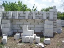 Як зробити гарну лазню з піноблоків своїми руками лазню