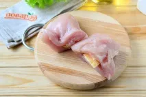 Кишеньки з курячого філе з сиром - покроковий рецепт з фото на кишеньки