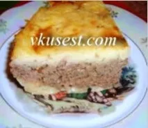 Картопляна запіканка з м’ясом, Готуємо будинки ясом