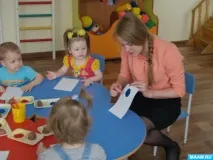 Конспект НОД змалювання штампами з картоплі у першій молодшій групі «Повітряні кулі» першій