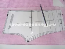 Викройка дитячих штанців для дівчинки та процес шиття з фото штанців